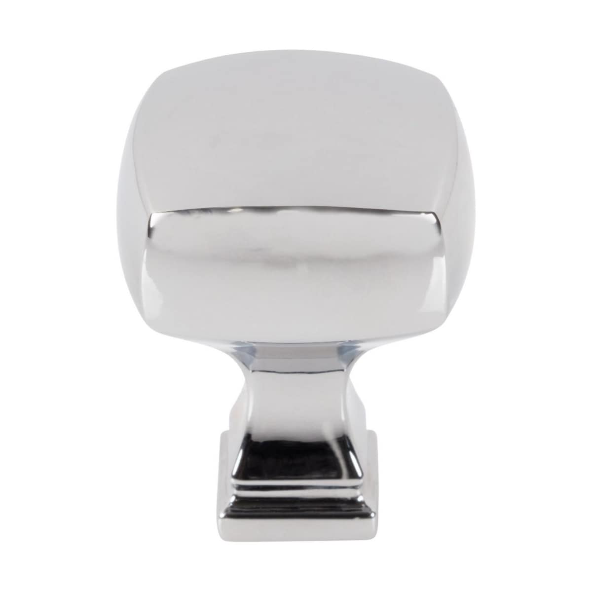 Jeffrey Alexander - 278BG - Audrey 1-1/8" Elegant Soft Square Cabinet Knob / Drawer Knob in Brushed Gold