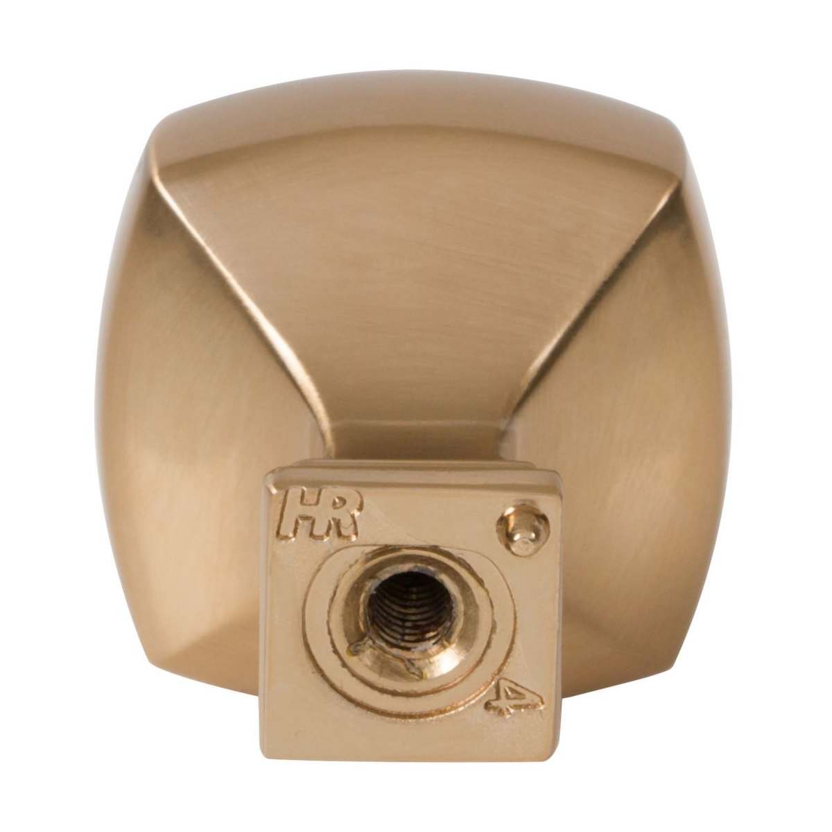 Jeffrey Alexander - 278BG - Audrey 1-1/8" Elegant Soft Square Cabinet Knob / Drawer Knob in Brushed Gold