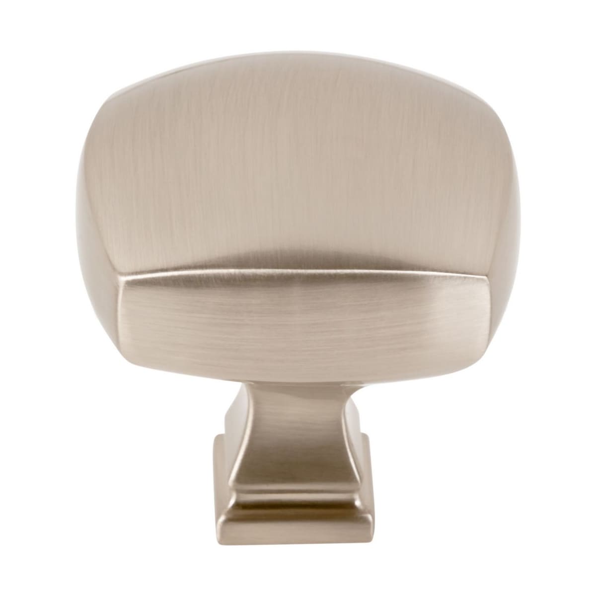 Jeffrey Alexander - 278L-SN - Audrey 1-3/8" Soft Square Elegant Cabinet Knob / Drawer Knob in Satin Nickel
