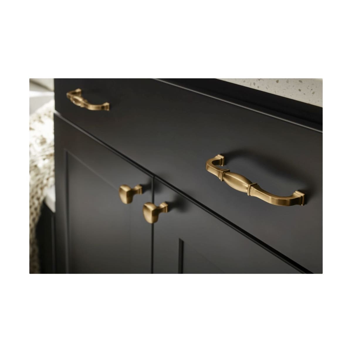 Jeffrey Alexander - 278L-SN - Audrey 1-3/8" Soft Square Elegant Cabinet Knob / Drawer Knob in Satin Nickel