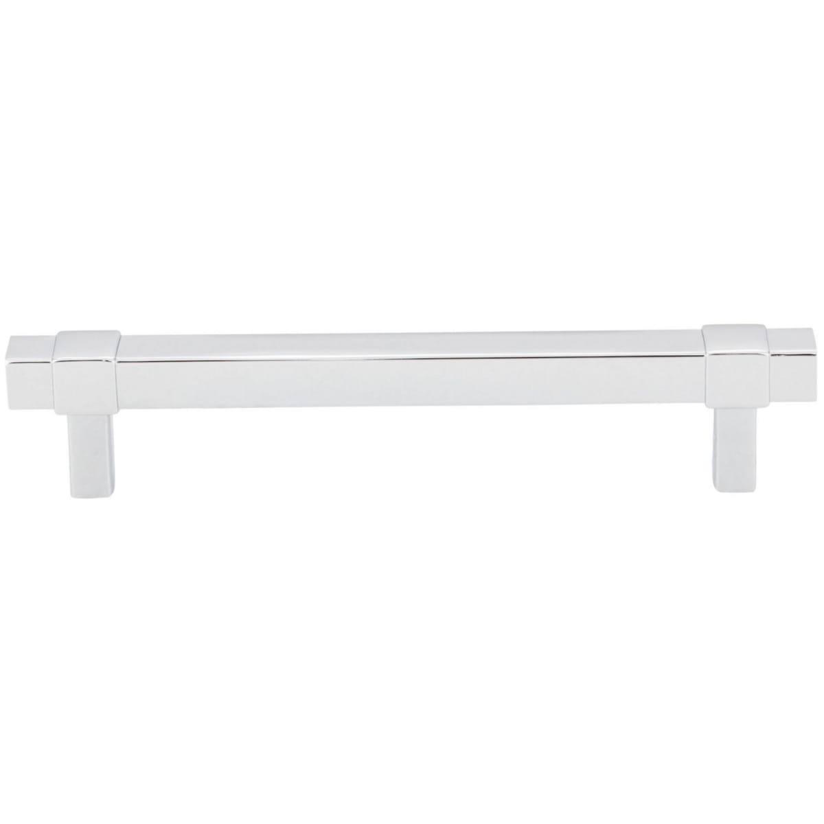 Jeffrey Alexander - 293-128MB - Zane 5-1/16" (128mm) Center to Center Square Bar Modern Industrial Cabinet Handle / Drawer Pull in Matte Black