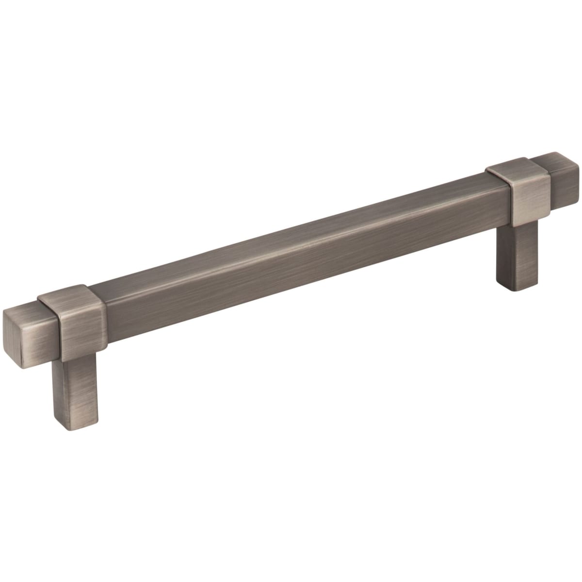 Zane 5-1/16" (128mm) Center to Center Square Bar Modern Industrial Cabinet Handle / Drawer Pull