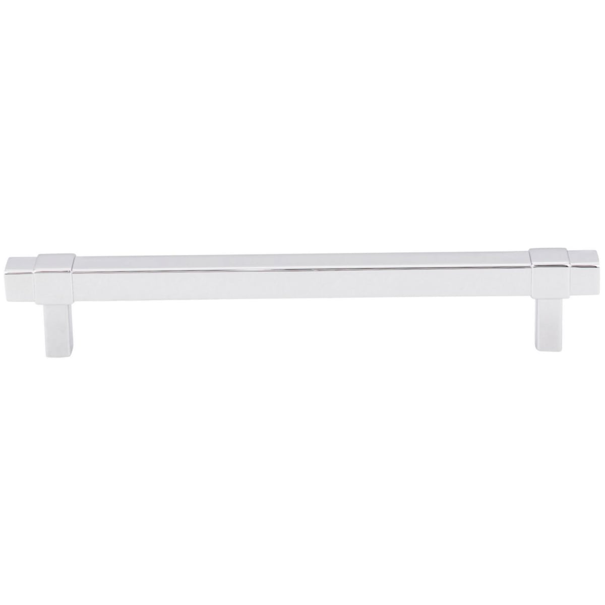 Jeffrey Alexander - 293-160BNBDL - Zane 6-5/16" (160mm) Center to Center Square Bar Cabinet Handle / Drawer Pull in Brushed Pewter