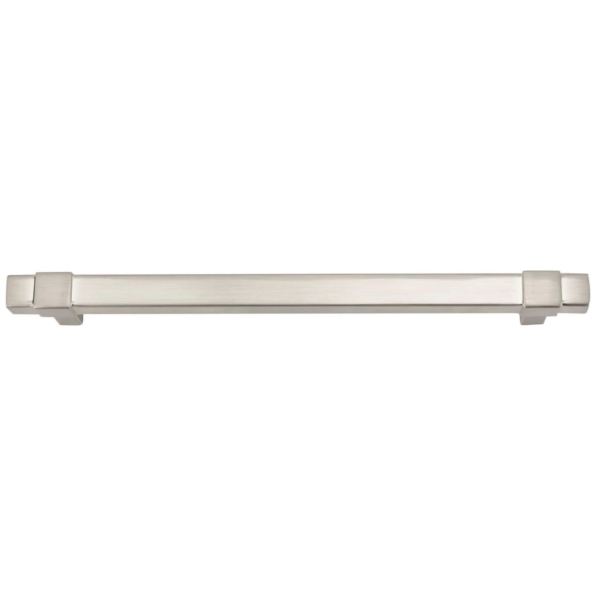 Jeffrey Alexander - 293-160BNBDL - Zane 6-5/16" (160mm) Center to Center Square Bar Cabinet Handle / Drawer Pull in Brushed Pewter
