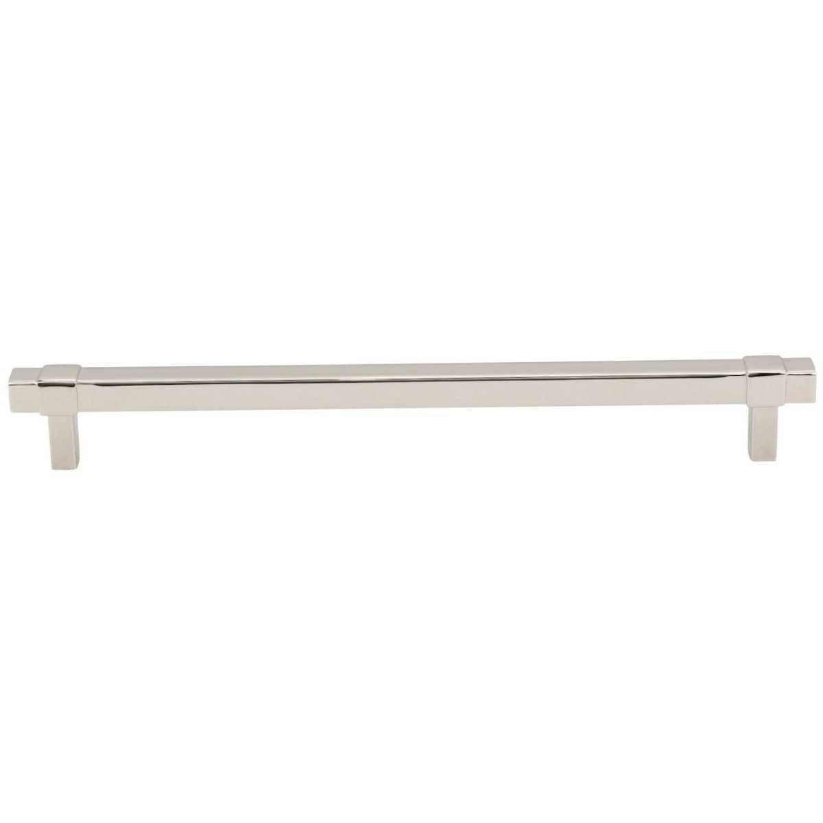 Jeffrey Alexander - 293-224SN - Zane 8-13/16" (224mm) Center to Center Square Bar Cabinet Handle / Drawer Pull in Satin Nickel
