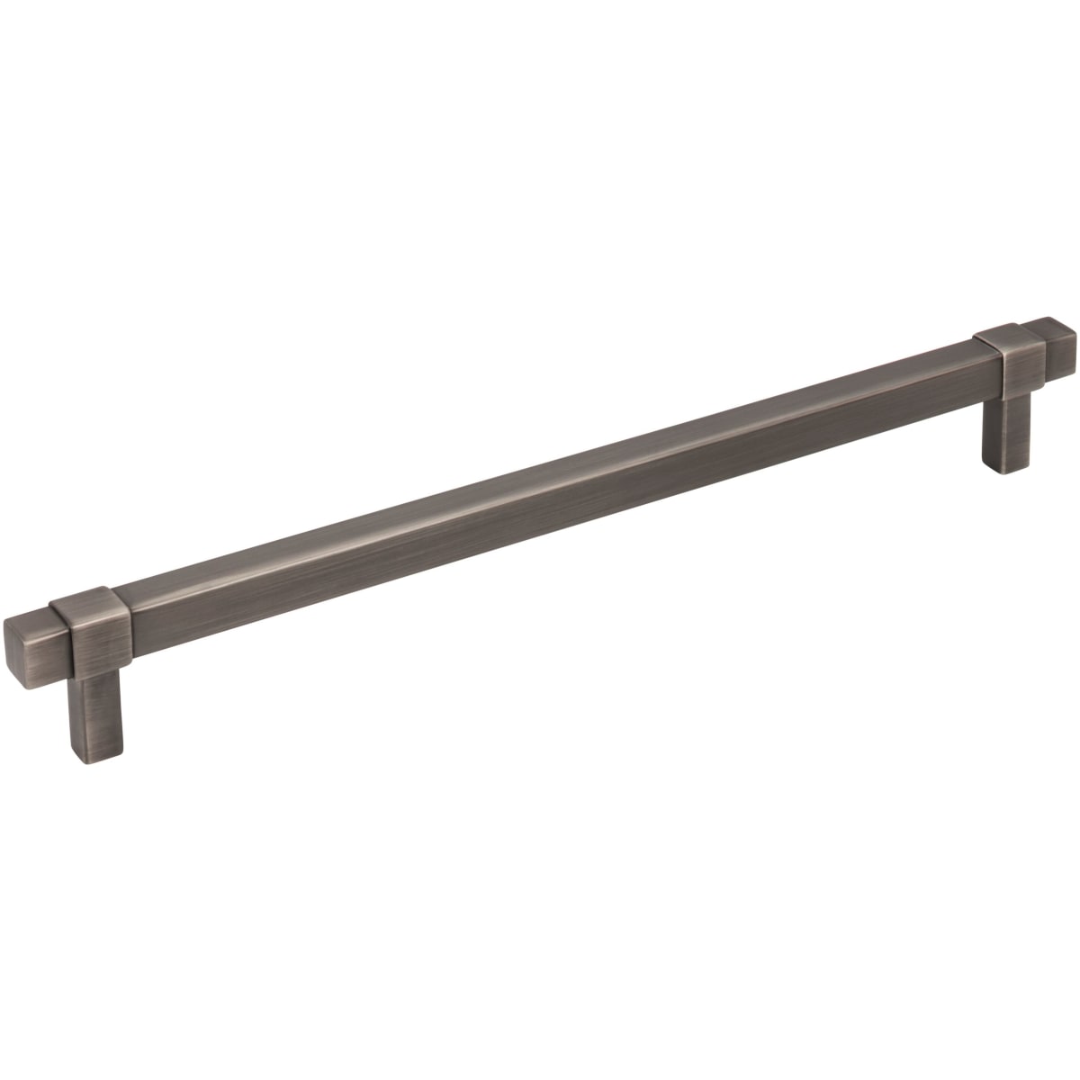 Zane 8-13/16" (224mm) Center to Center Square Bar Cabinet Handle / Drawer Pull