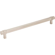 Jeffrey Alexander - 293-224SN - Zane 8-13/16" (224mm) Center to Center Square Bar Cabinet Handle / Drawer Pull in Satin Nickel