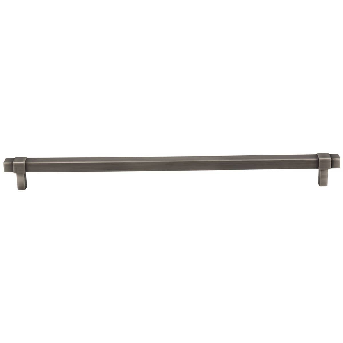 Jeffrey Alexander - 293-305PC - Zane 12" (305mm) Center to Center Square Bar Large Cabinet Handle / Drawer Pull in Polished Chrome