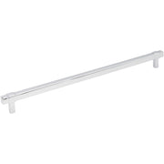 Jeffrey Alexander - 293-305PC - Zane 12" (305mm) Center to Center Square Bar Large Cabinet Handle / Drawer Pull in Polished Chrome