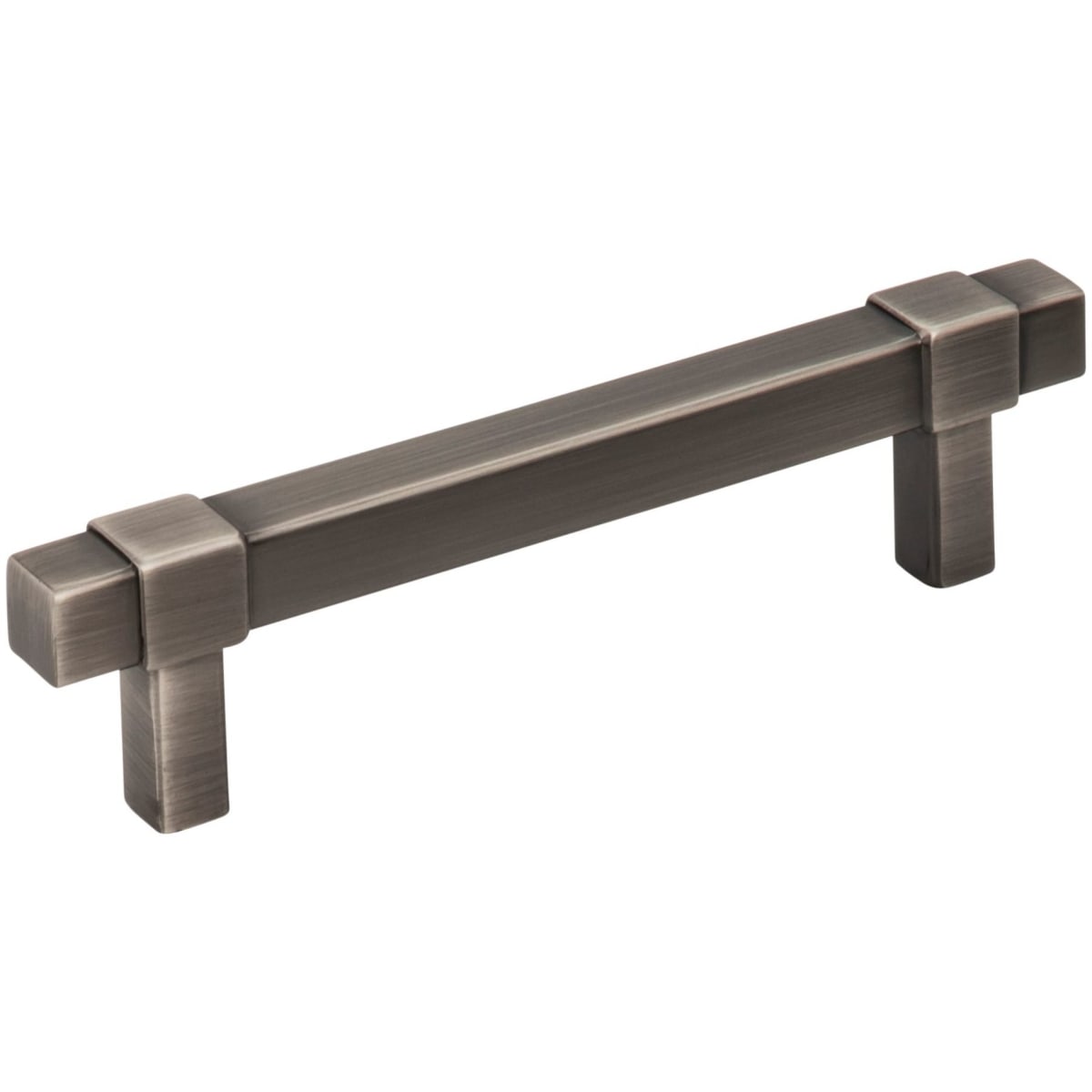 Zane 3-3/4" (96mm) Center to Center Modern Industrial Square Bar Cabinet Handle / Drawer Pull