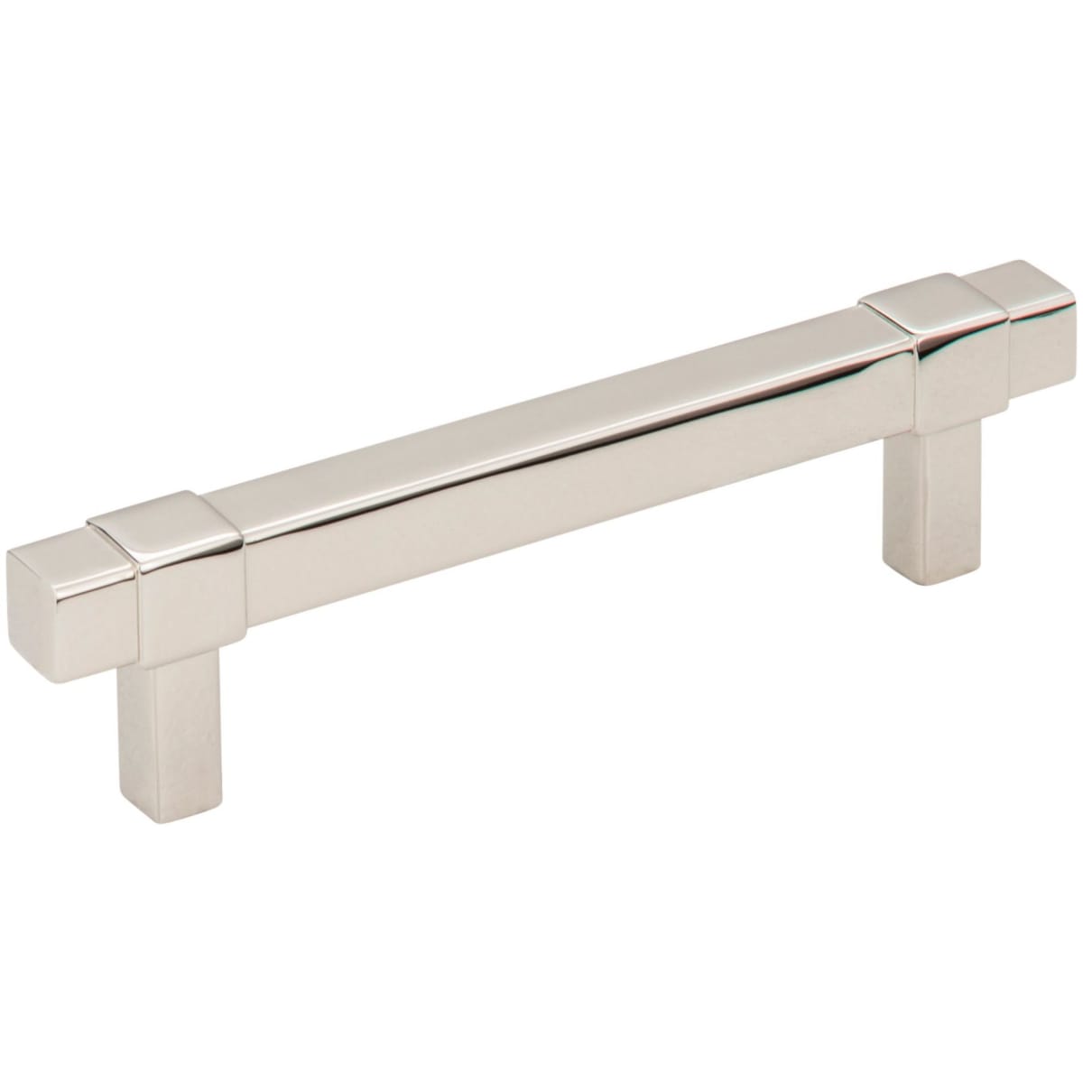 Zane 3-3/4" (96mm) Center to Center Modern Industrial Square Bar Cabinet Handle / Drawer Pull