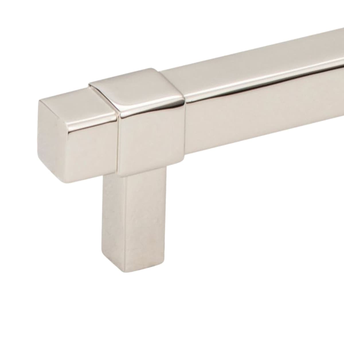 Jeffrey Alexander - 293-224SN - Zane 8-13/16" (224mm) Center to Center Square Bar Cabinet Handle / Drawer Pull in Satin Nickel