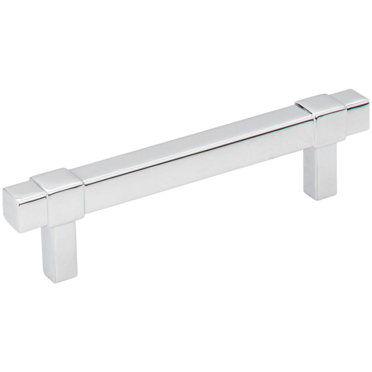 Zane 3-3/4" (96mm) Center to Center Modern Industrial Square Bar Cabinet Handle / Drawer Pull