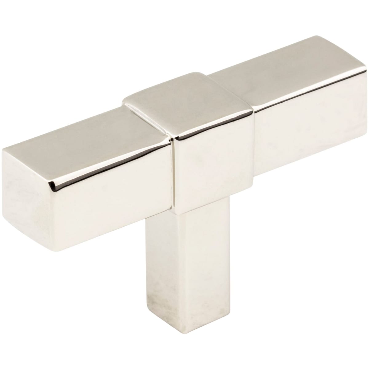 Jeffrey Alexander - 293T-NI - Zane 2" Square T Bar Cabinet Knob / Drawer Knob in Polished Nickel