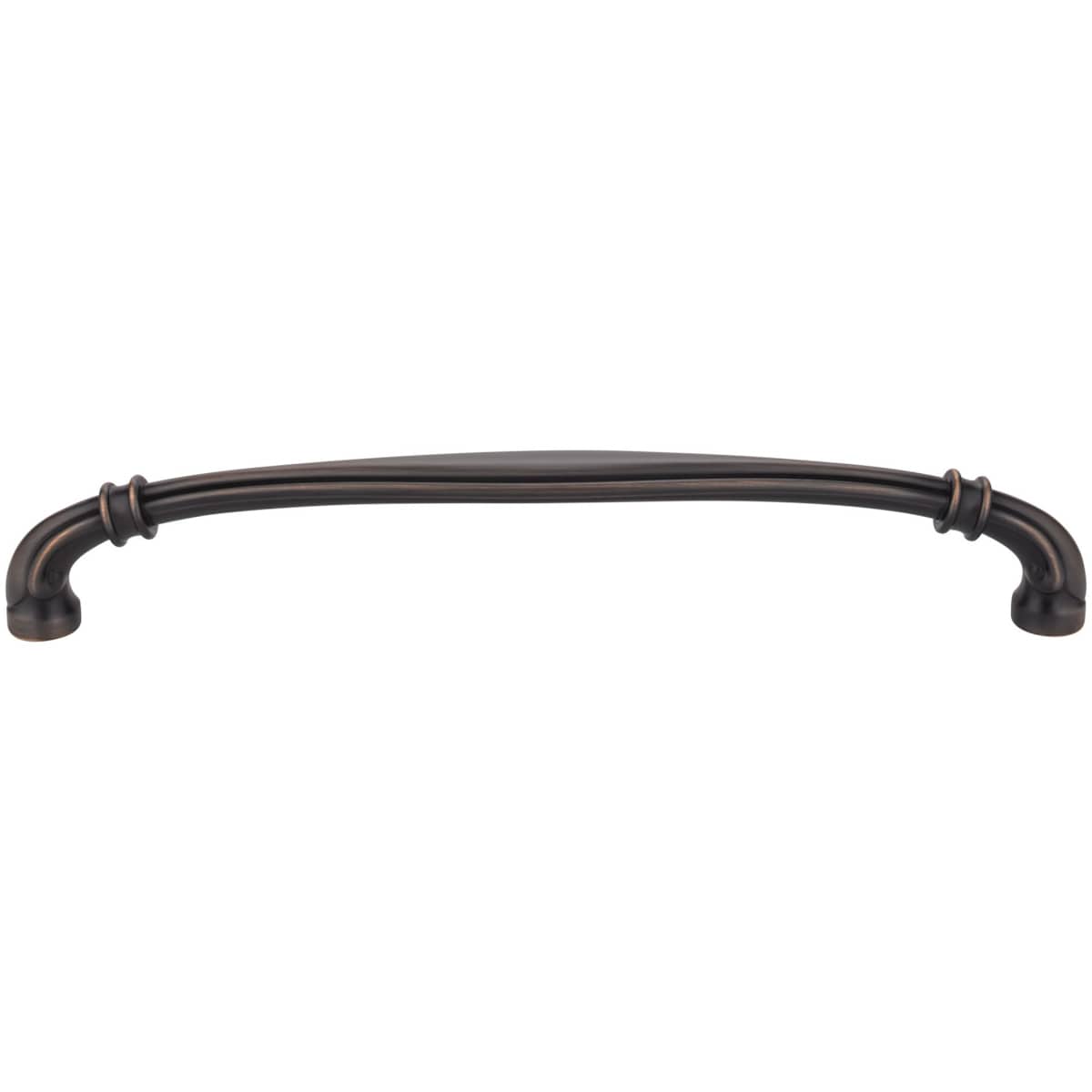 Jeffrey Alexander - 317-12ABSB - Lafayette 12" Center to Center French Inspired Design Appliance Handle / Appliance Pull in Antique Brushed Satin Brass