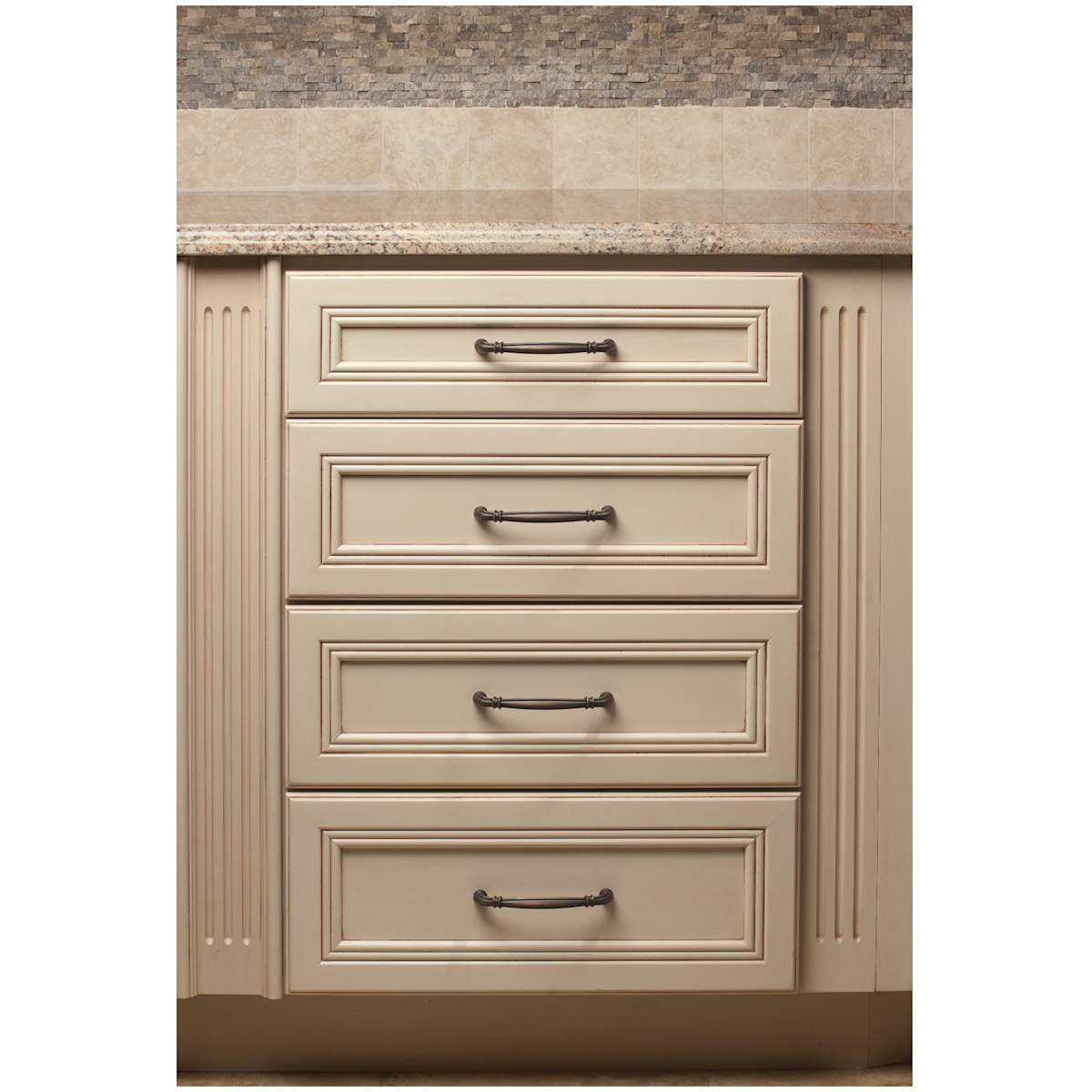 Jeffrey Alexander - 317-12ABSB - Lafayette 12" Center to Center French Inspired Design Appliance Handle / Appliance Pull in Antique Brushed Satin Brass