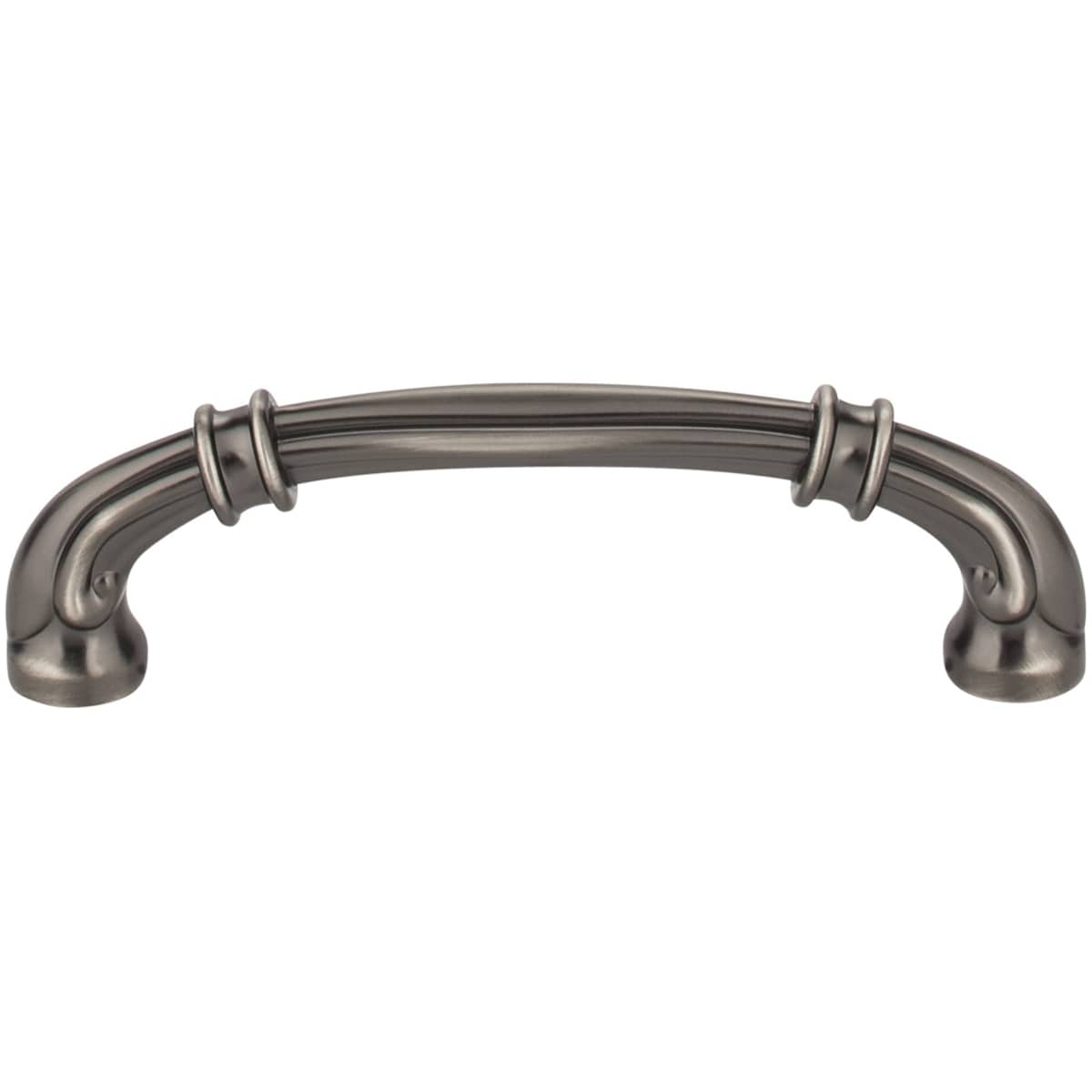 Jeffrey Alexander - 317-96DBAC - Lafayette 3-3/4" (96mm) Center to Center French Inspired Cabinet Handle / Drawer Pull in Brushed Oil Rubbed Bronze