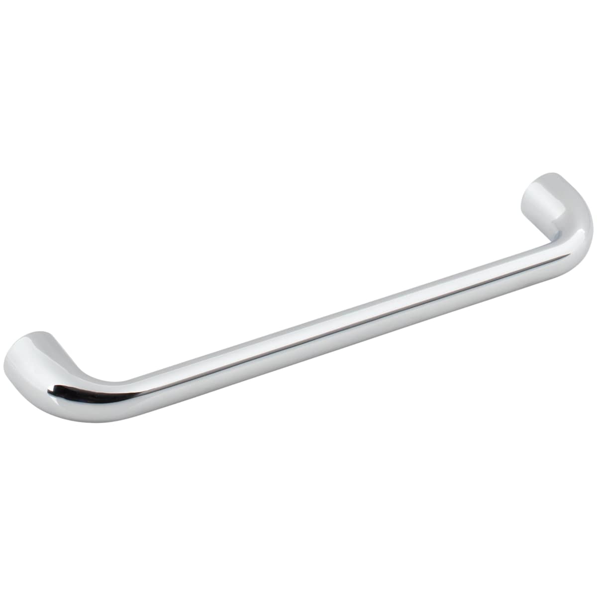 Jeffrey Alexander - 329-160PC - Loxley 6-5/16" (160mm) Center to Center Smooth Rounded Corner Cabinet Handle / Drawer Pull in Polished Chrome