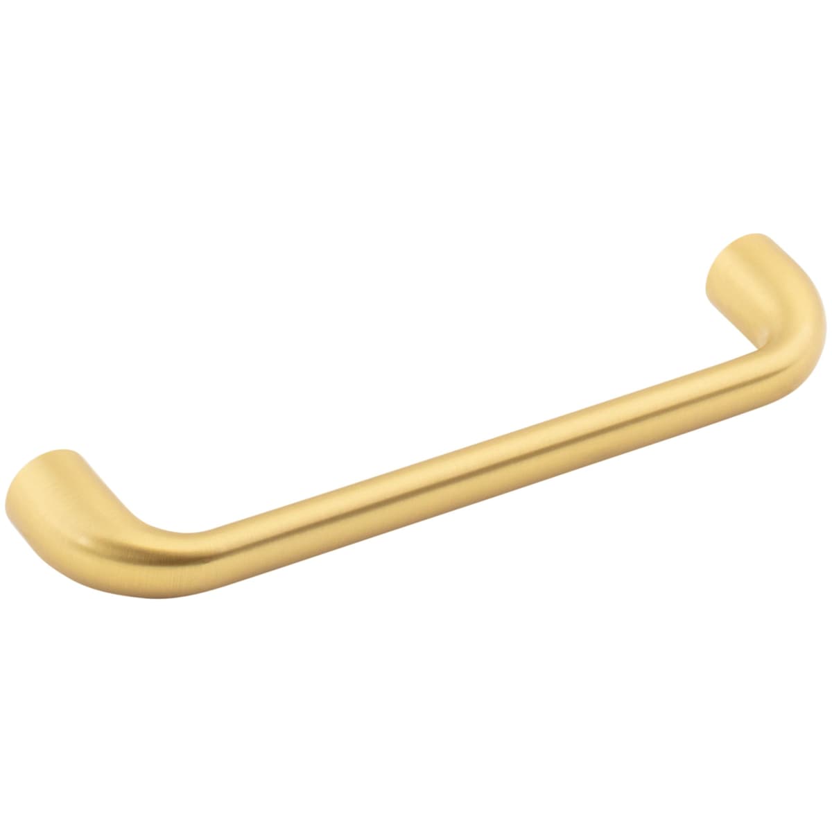 Jeffrey Alexander - 329-18DBAC - Loxley 18" Center to Center Smooth Corner Cabinet Handle / Drawer Pull in Brushed Oil Rubbed Bronze