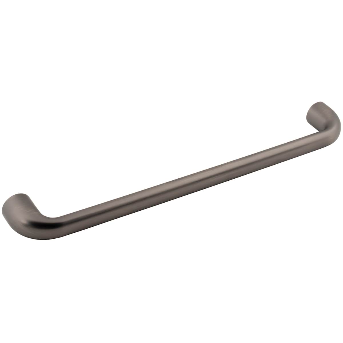 Jeffrey Alexander - 329-18DBAC - Loxley 18" Center to Center Smooth Corner Cabinet Handle / Drawer Pull in Brushed Oil Rubbed Bronze