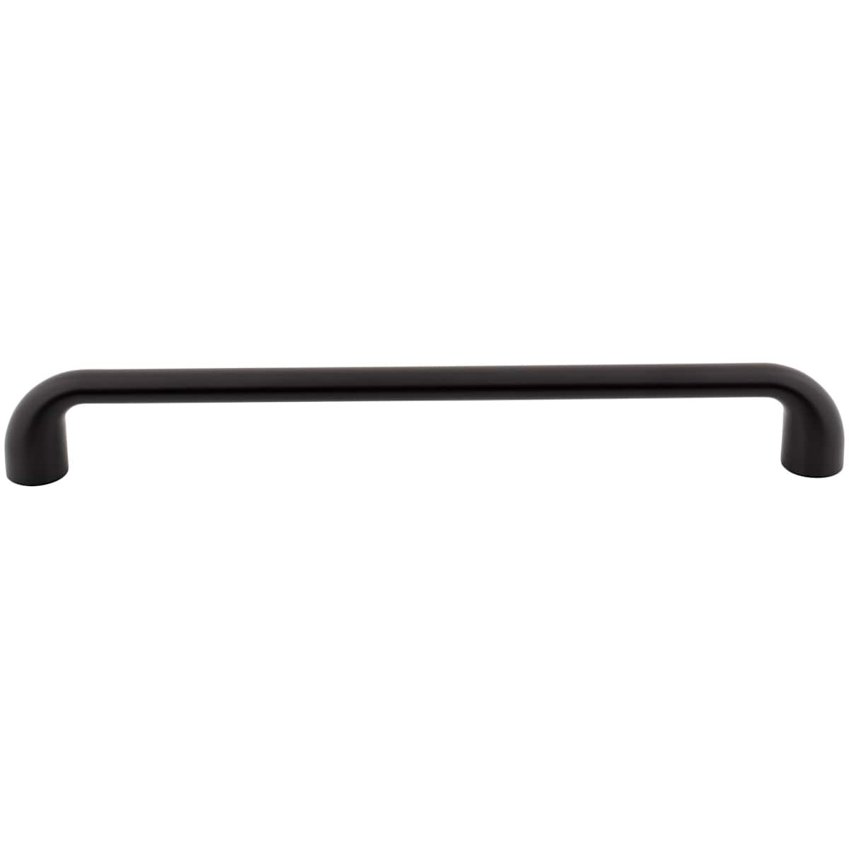 Jeffrey Alexander - 329-18DBAC - Loxley 18" Center to Center Smooth Corner Cabinet Handle / Drawer Pull in Brushed Oil Rubbed Bronze