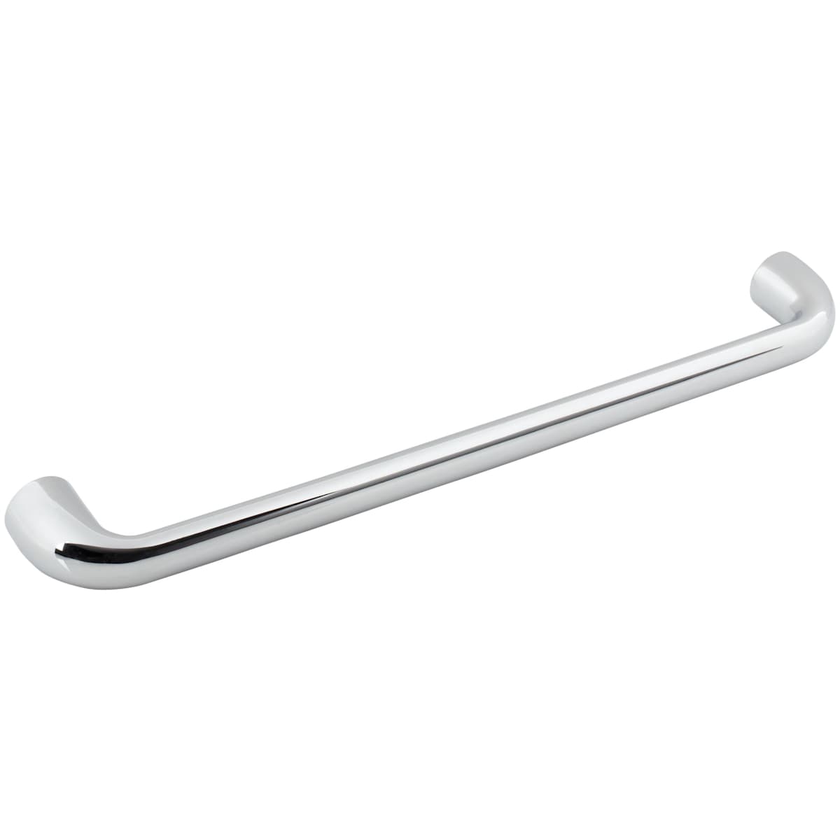 Jeffrey Alexander - 329-18DBAC - Loxley 18" Center to Center Smooth Corner Cabinet Handle / Drawer Pull in Brushed Oil Rubbed Bronze