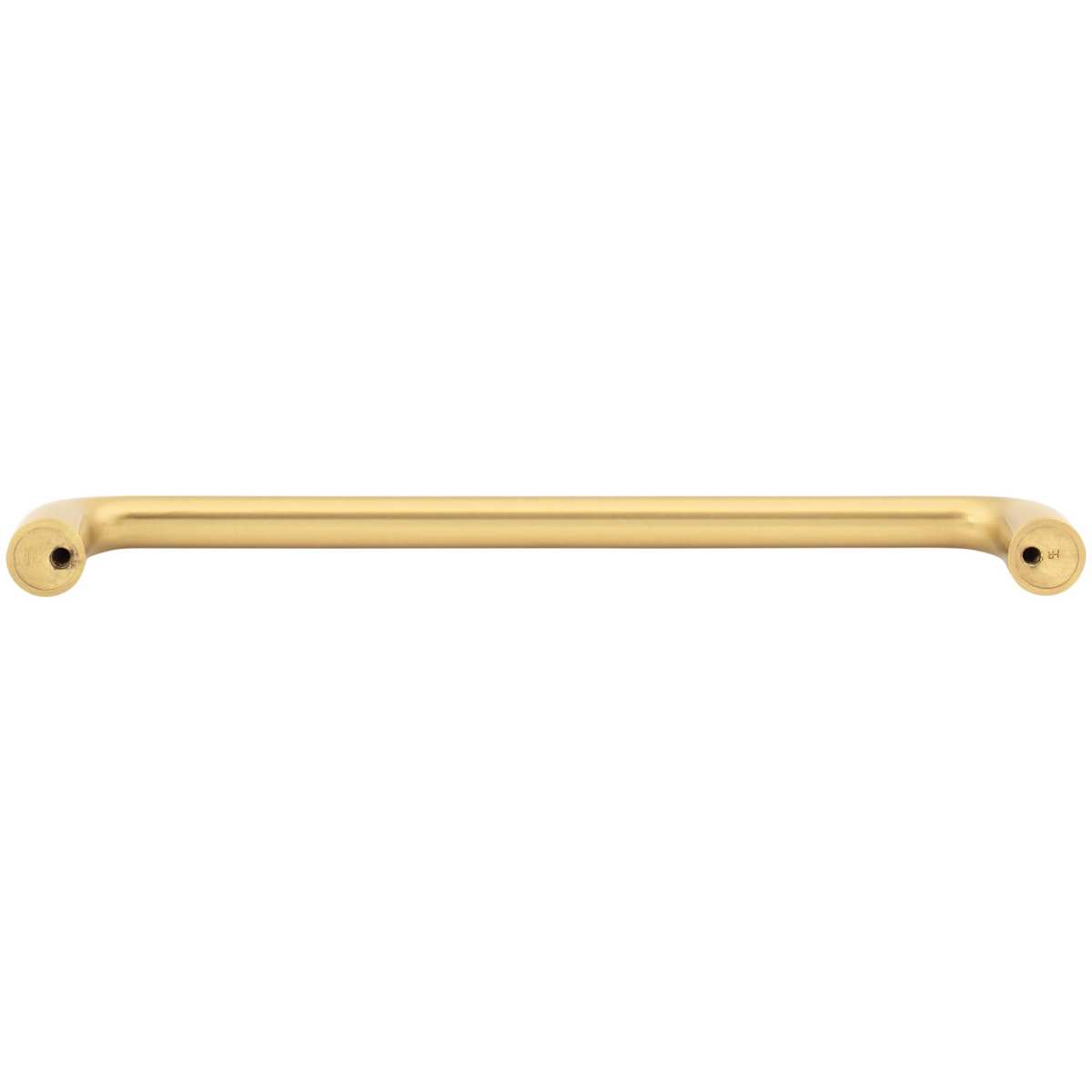 Jeffrey Alexander - 329-192BG - Loxley 7-9/16" (192 mm) Center to Center Smooth Rounded Corner Cabinet Handle / Drawer Pull in Brushed Gold