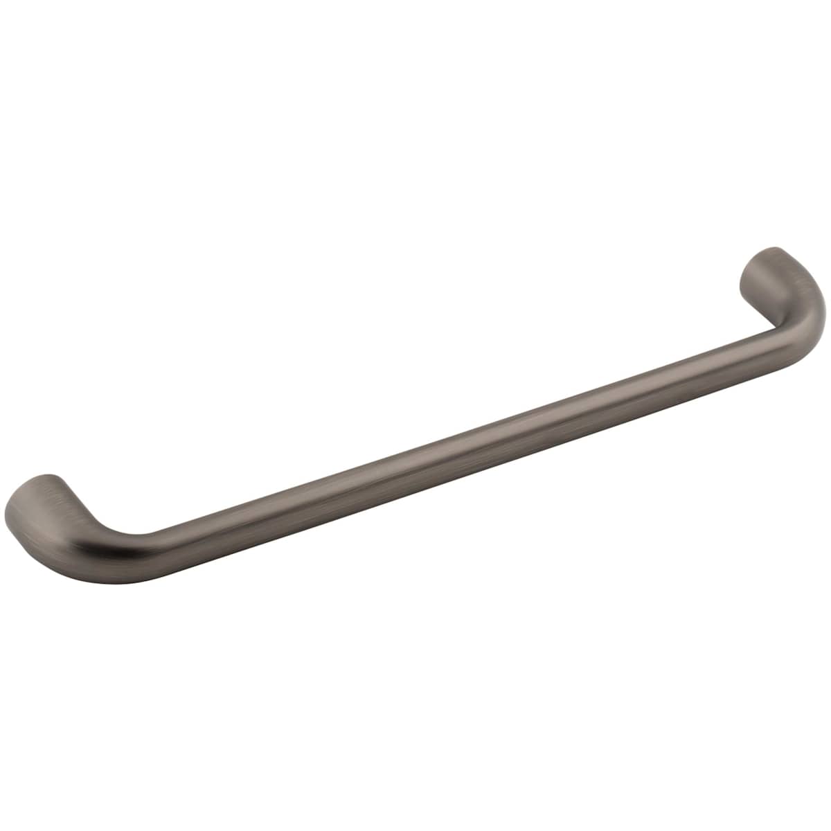 Jeffrey Alexander - 329-192BG - Loxley 7-9/16" (192 mm) Center to Center Smooth Rounded Corner Cabinet Handle / Drawer Pull in Brushed Gold