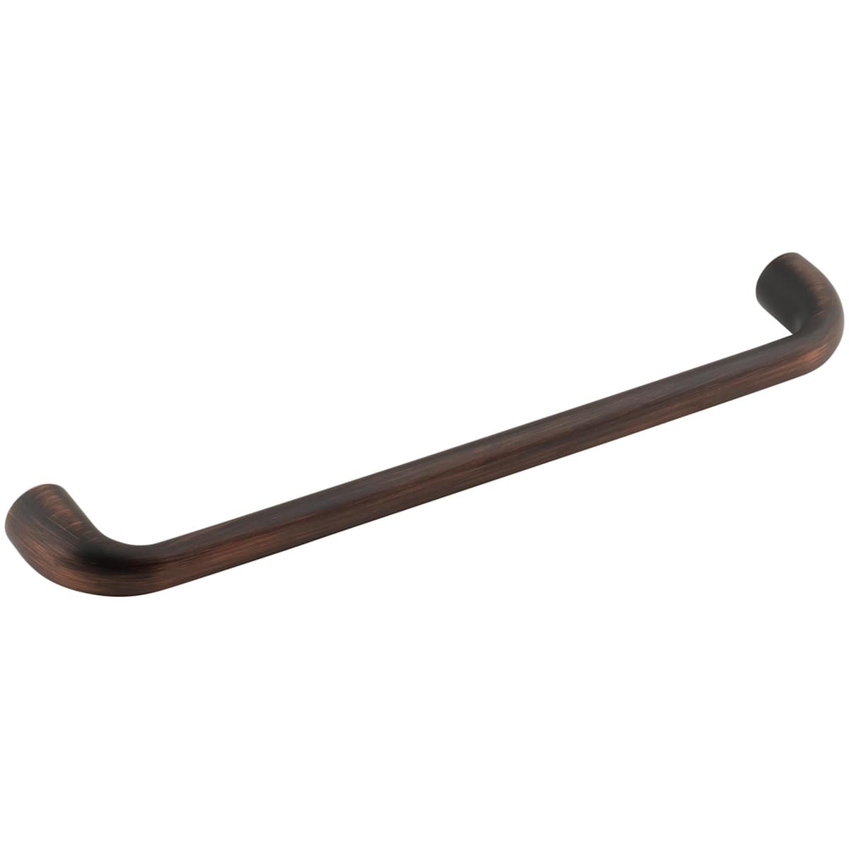 Jeffrey Alexander - 329-192BG - Loxley 7-9/16" (192 mm) Center to Center Smooth Rounded Corner Cabinet Handle / Drawer Pull in Brushed Gold