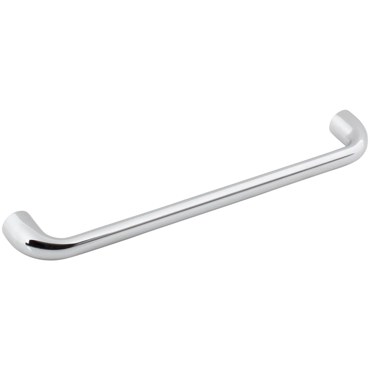 Jeffrey Alexander - 329-192BG - Loxley 7-9/16" (192 mm) Center to Center Smooth Rounded Corner Cabinet Handle / Drawer Pull in Brushed Gold