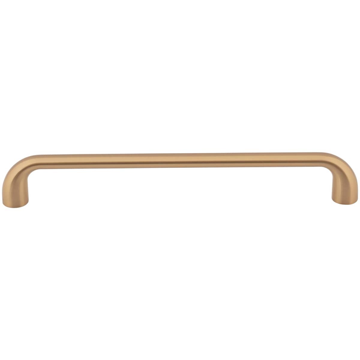 Jeffrey Alexander - 329-192BG - Loxley 7-9/16" (192 mm) Center to Center Smooth Rounded Corner Cabinet Handle / Drawer Pull in Brushed Gold