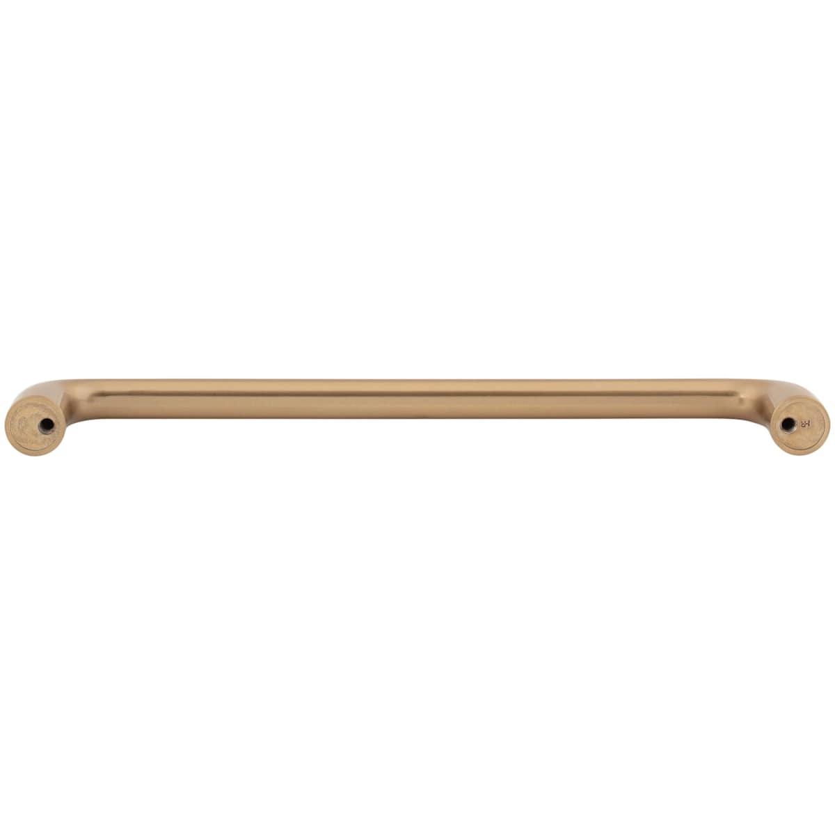 Jeffrey Alexander - 329-192BG - Loxley 7-9/16" (192 mm) Center to Center Smooth Rounded Corner Cabinet Handle / Drawer Pull in Brushed Gold