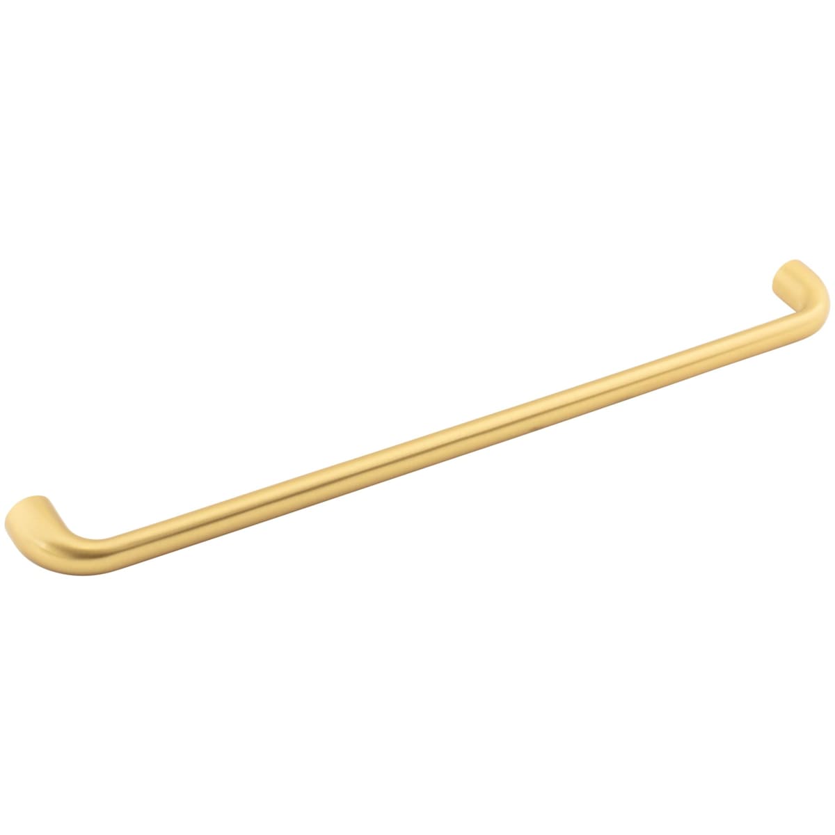 Jeffrey Alexander - 329-305SBZ - Loxley 12" Center to Center Smooth Rounded Corner Large Cabinet Handle / Drawer Pull in Satin Bronze