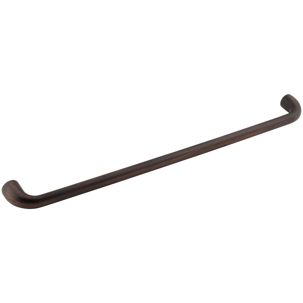 Jeffrey Alexander - 329-305SBZ - Loxley 12" Center to Center Smooth Rounded Corner Large Cabinet Handle / Drawer Pull in Satin Bronze