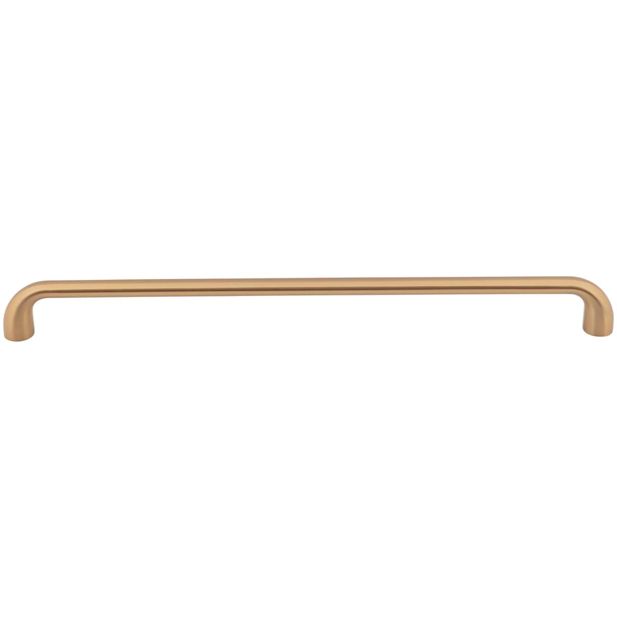 Jeffrey Alexander - 329-305SBZ - Loxley 12" Center to Center Smooth Rounded Corner Large Cabinet Handle / Drawer Pull in Satin Bronze