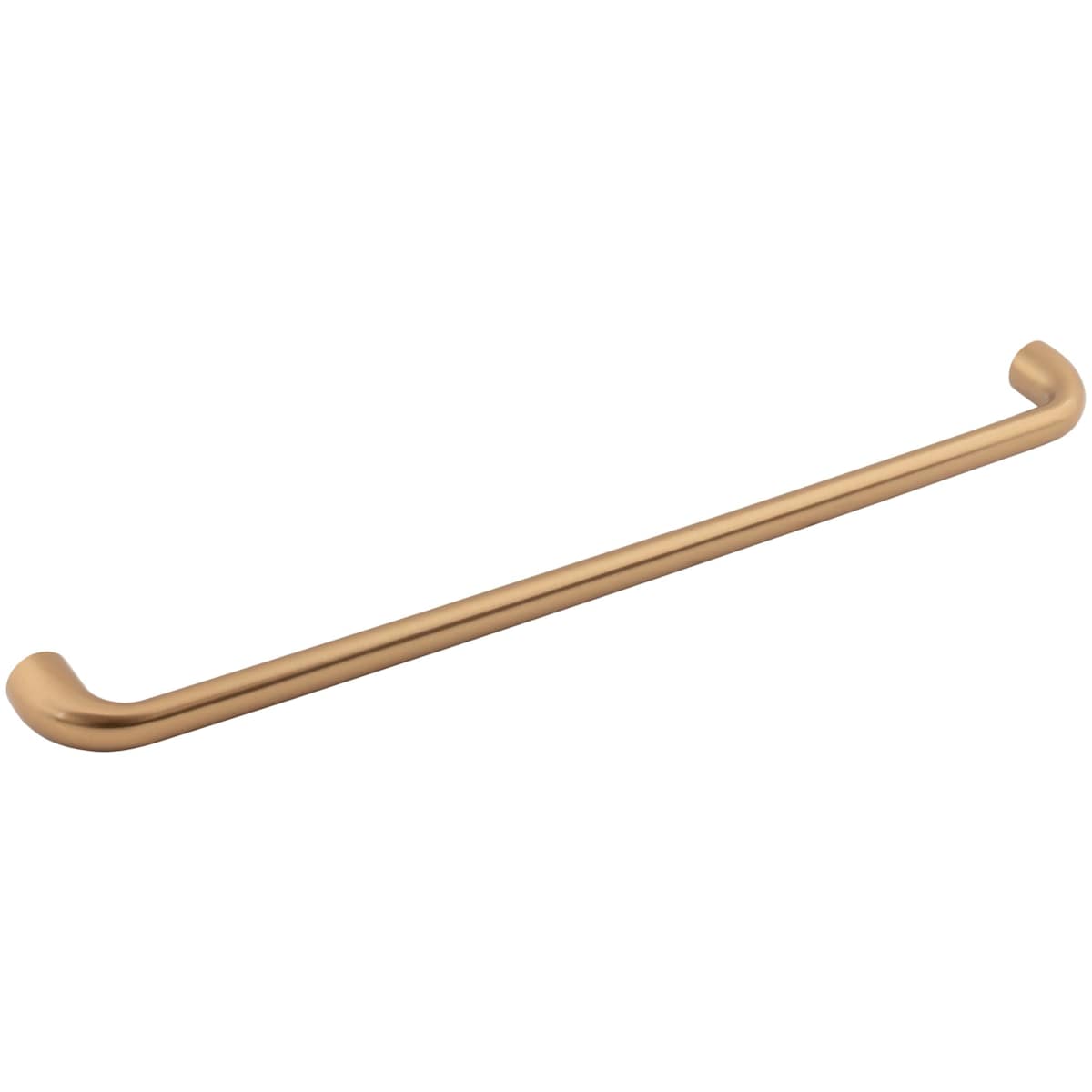 Jeffrey Alexander - 329-305SBZ - Loxley 12" Center to Center Smooth Rounded Corner Large Cabinet Handle / Drawer Pull in Satin Bronze