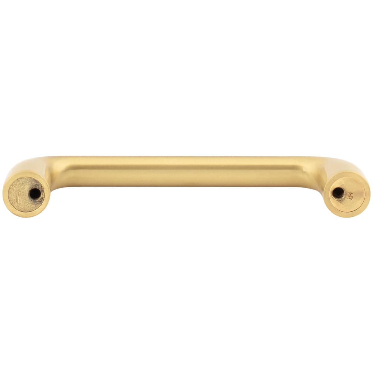 Jeffrey Alexander - 329-96BG - Loxley 3-3/4" (96mm) Center to Center Smooth Rounded Corner Cabinet Handle / Drawer Pull in Brushed Gold