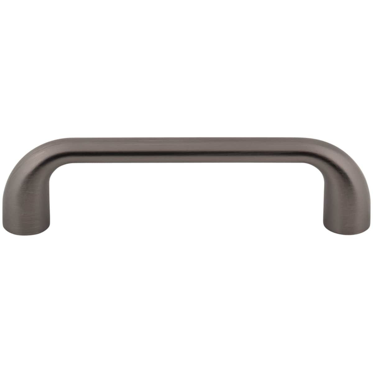Jeffrey Alexander - 329-96BG - Loxley 3-3/4" (96mm) Center to Center Smooth Rounded Corner Cabinet Handle / Drawer Pull in Brushed Gold