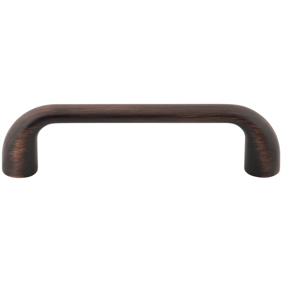 Jeffrey Alexander - 329-96BG - Loxley 3-3/4" (96mm) Center to Center Smooth Rounded Corner Cabinet Handle / Drawer Pull in Brushed Gold