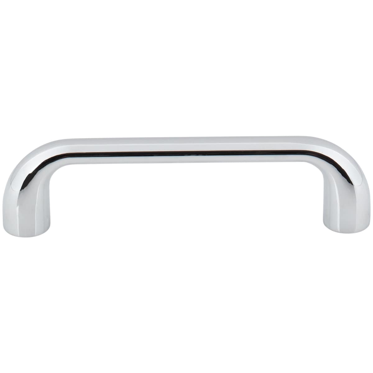 Jeffrey Alexander - 329-96BG - Loxley 3-3/4" (96mm) Center to Center Smooth Rounded Corner Cabinet Handle / Drawer Pull in Brushed Gold