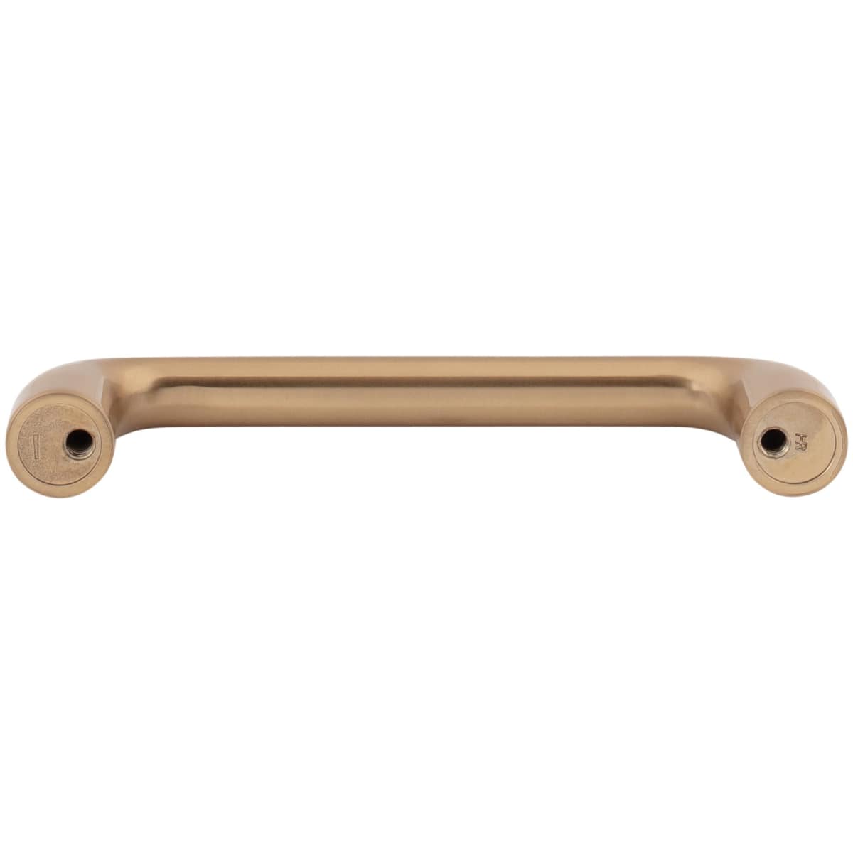 Jeffrey Alexander - 329-96BG - Loxley 3-3/4" (96mm) Center to Center Smooth Rounded Corner Cabinet Handle / Drawer Pull in Brushed Gold