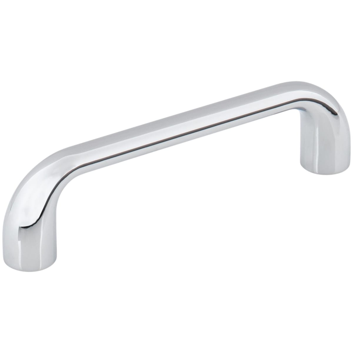 Loxley 3-3/4" (96mm) Center to Center Smooth Rounded Corner Cabinet Handle / Drawer Pull