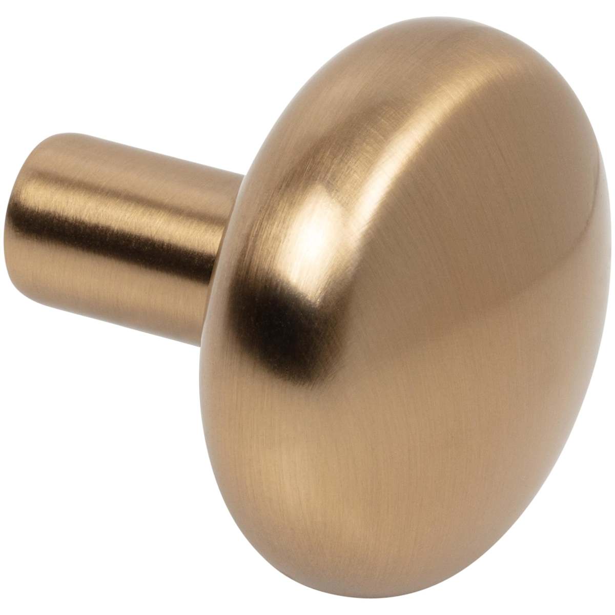 Jeffrey Alexander - 329BNBDL - Loxley 1-1/4" Mushroom Round Smooth Cabinet Knob / Drawer Knob in Brushed Pewter