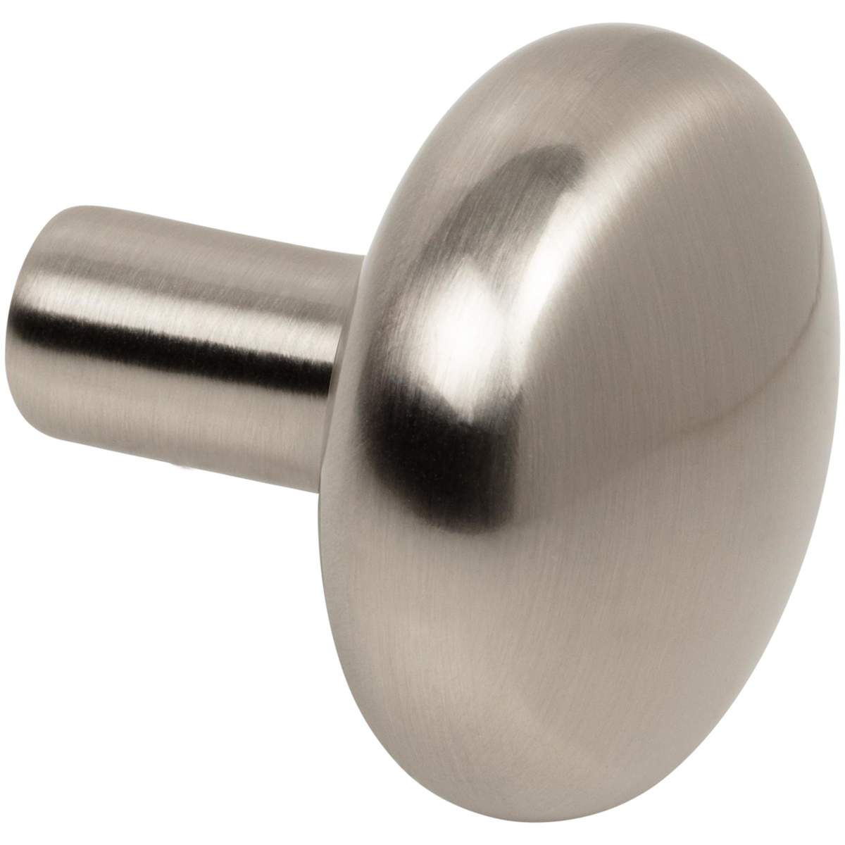 Jeffrey Alexander - 329BNBDL - Loxley 1-1/4" Mushroom Round Smooth Cabinet Knob / Drawer Knob in Brushed Pewter