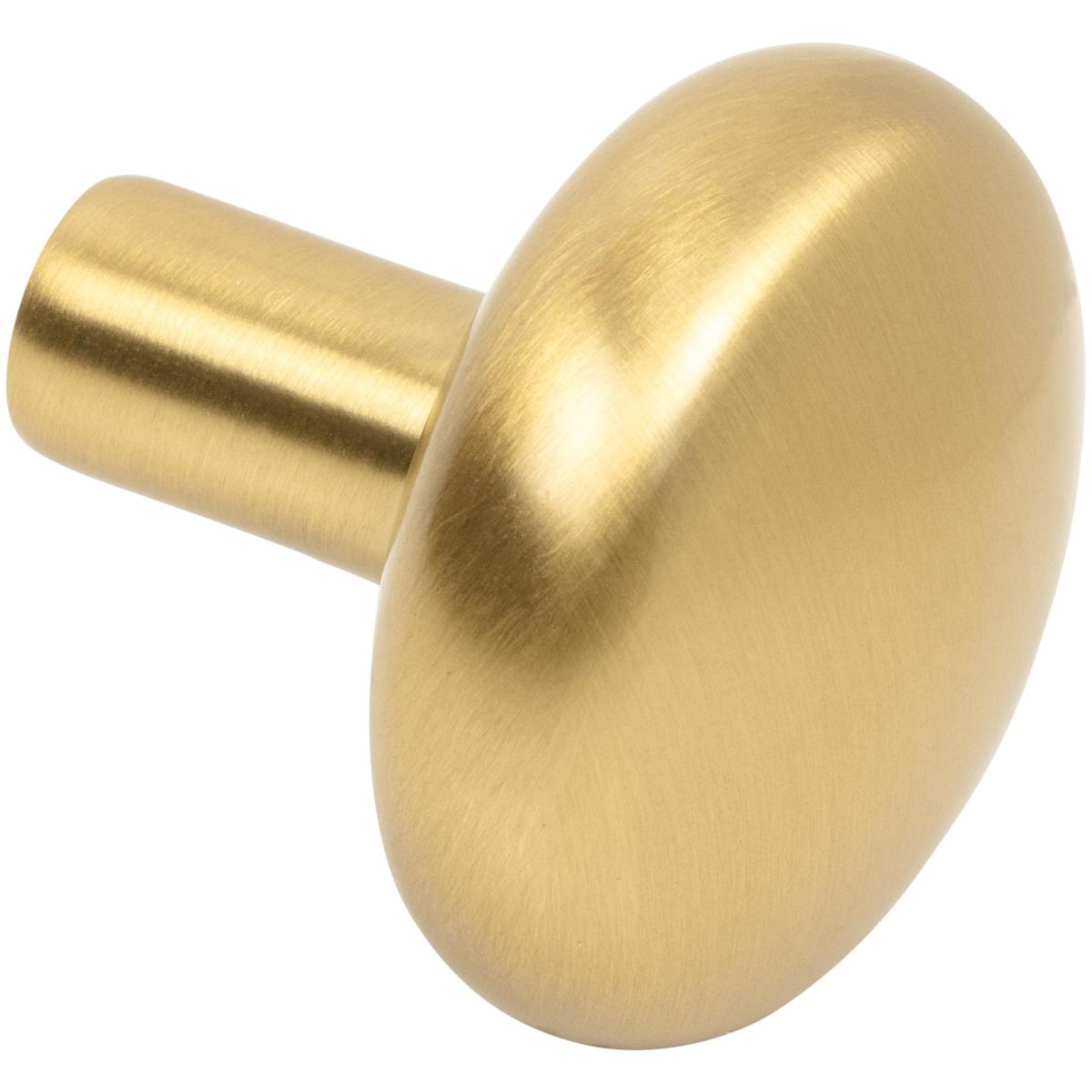 Jeffrey Alexander - 329BNBDL - Loxley 1-1/4" Mushroom Round Smooth Cabinet Knob / Drawer Knob in Brushed Pewter