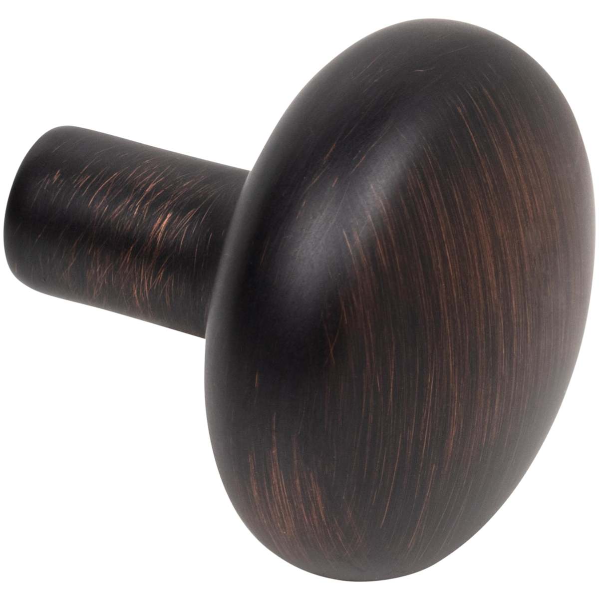 Jeffrey Alexander - 329BNBDL - Loxley 1-1/4" Mushroom Round Smooth Cabinet Knob / Drawer Knob in Brushed Pewter