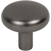 Jeffrey Alexander - 329BNBDL - Loxley 1-1/4" Mushroom Round Smooth Cabinet Knob / Drawer Knob in Brushed Pewter
