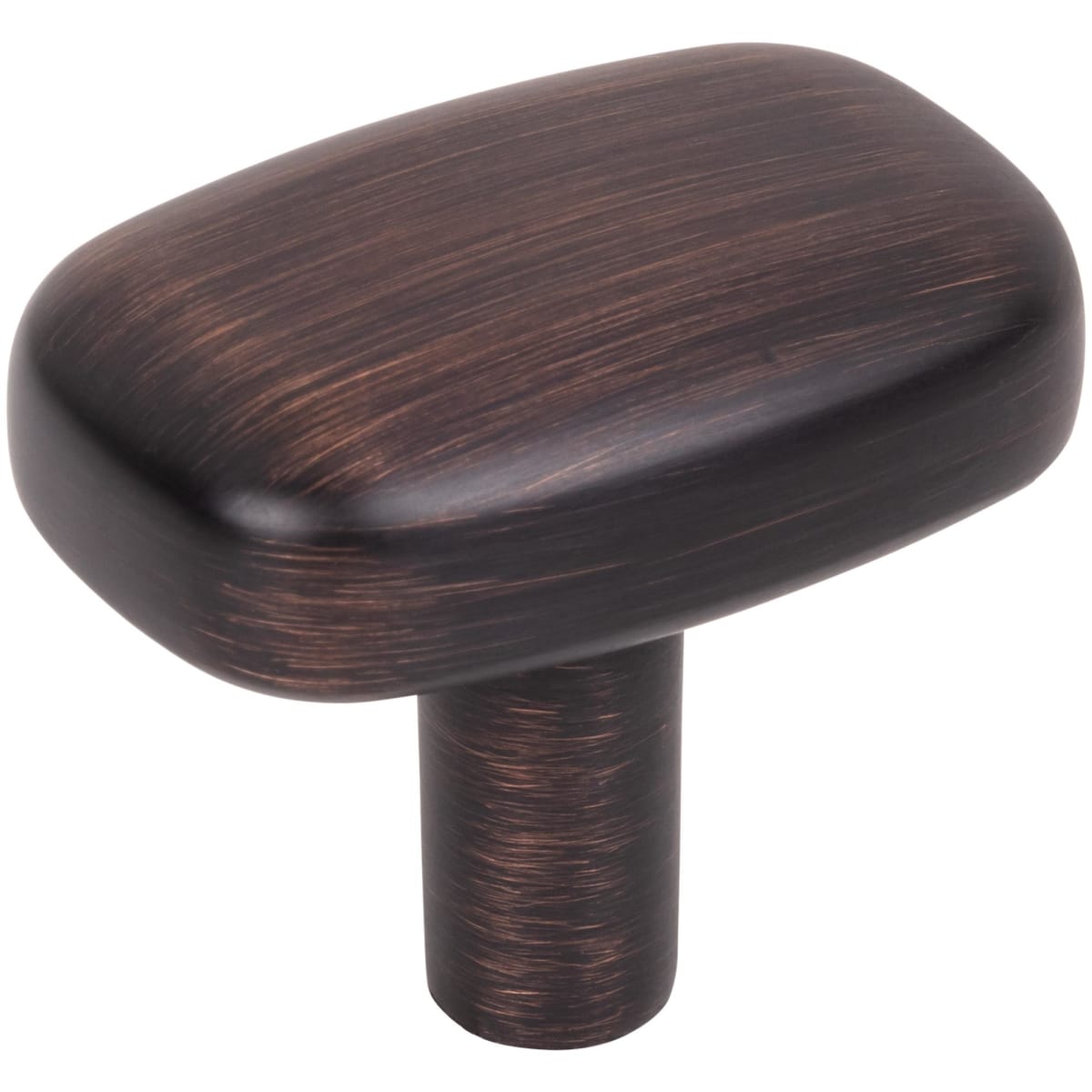 Loxley 1-1/2" Wide Smooth Round Corner Rectangular Cabinet Knob / Drawer Knob