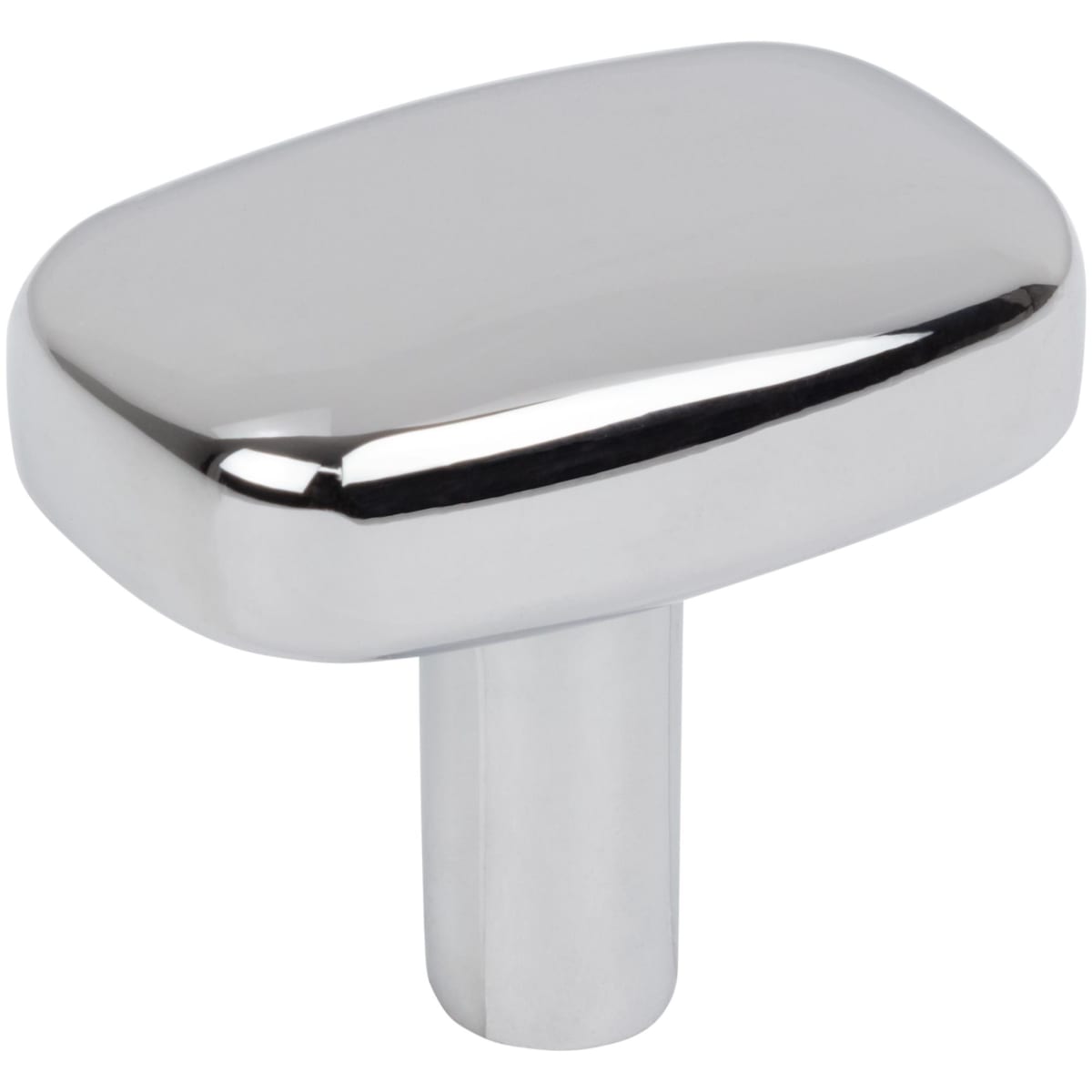 Loxley 1-1/2" Wide Smooth Round Corner Rectangular Cabinet Knob / Drawer Knob