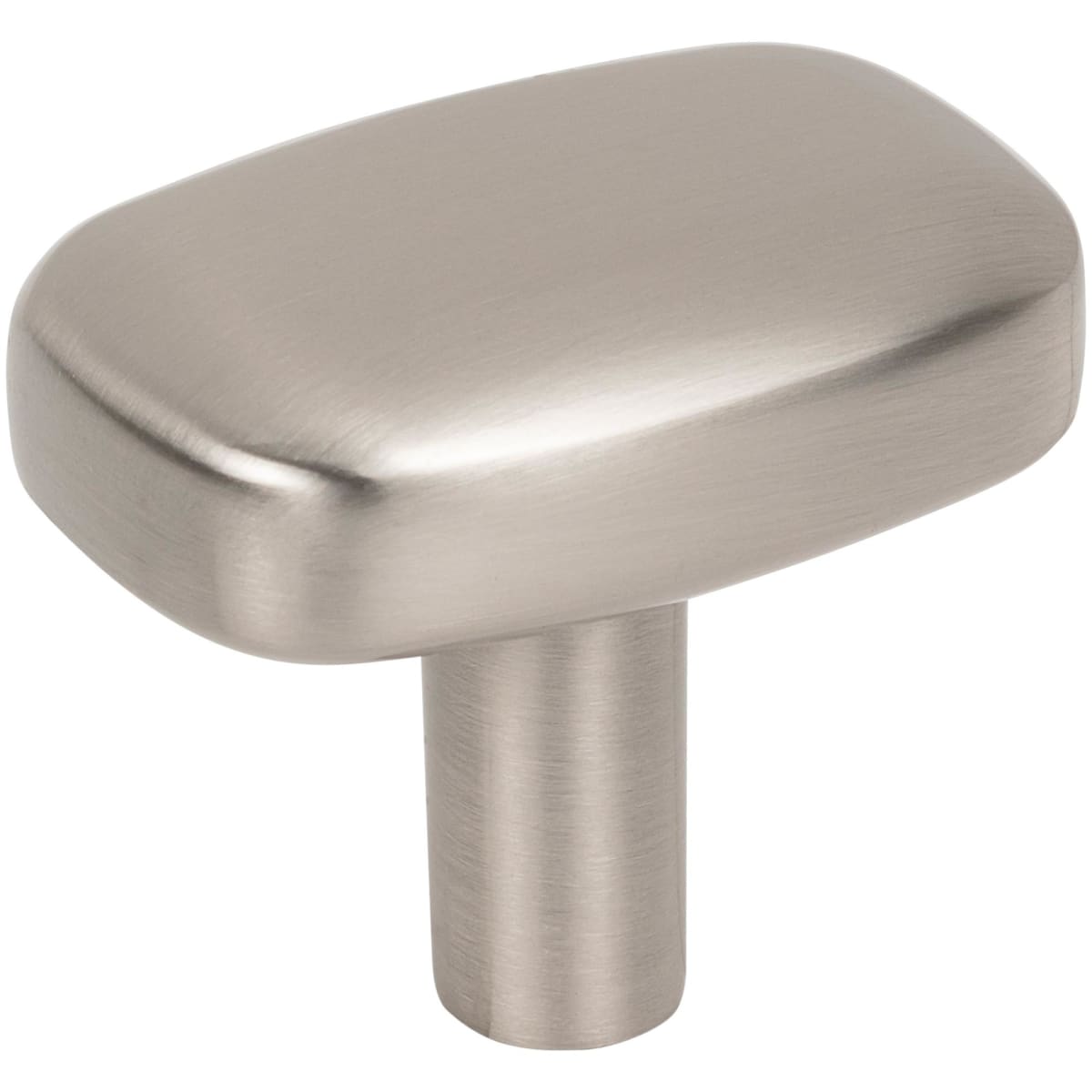 Loxley 1-1/2" Wide Smooth Round Corner Rectangular Cabinet Knob / Drawer Knob